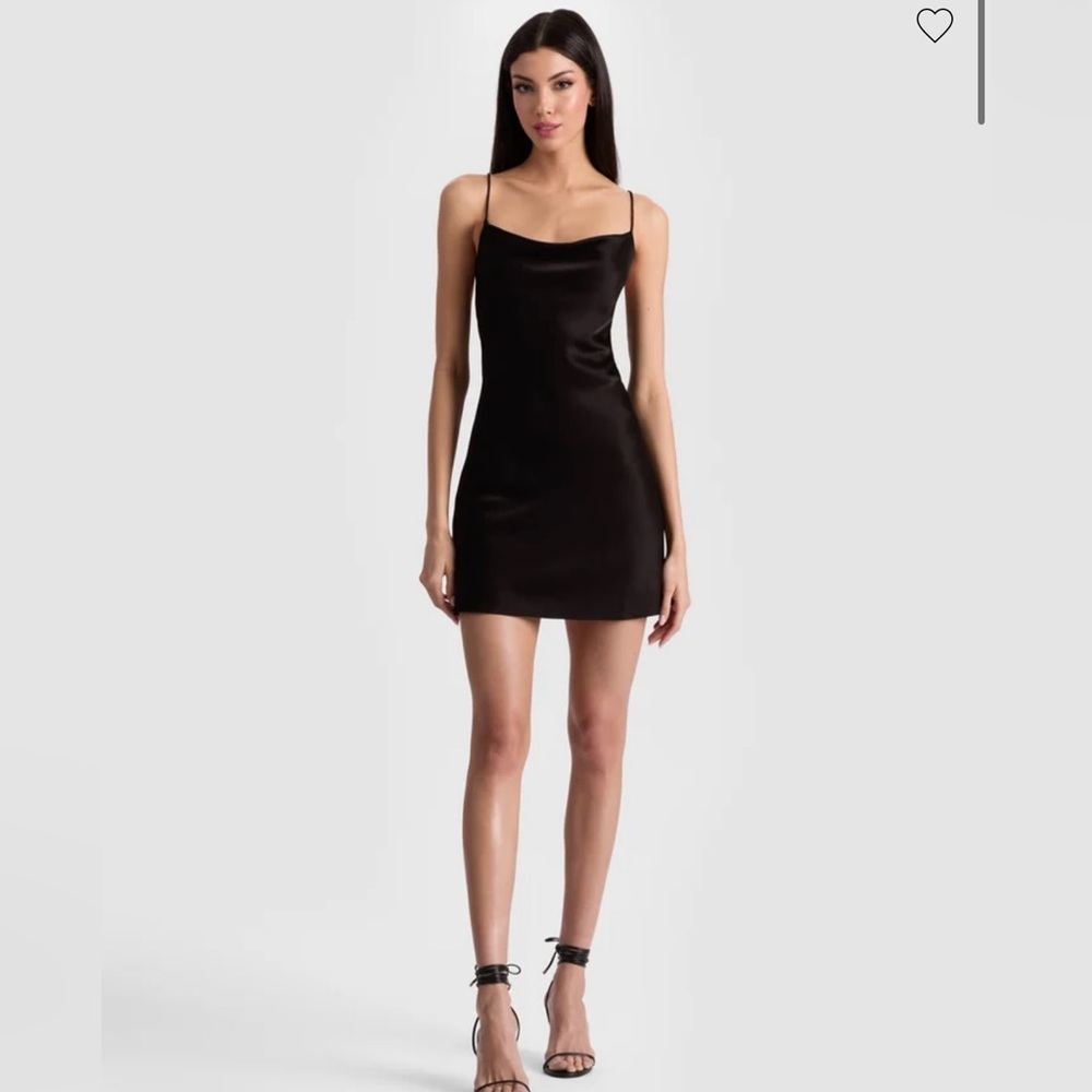 Alice + Olivia Black Mini Dress (Harmony Dress)